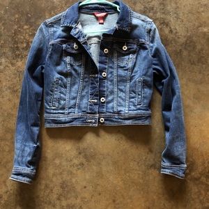 Crop Denim Jacket Size Medium